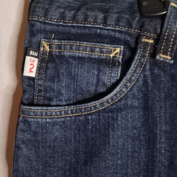 Carhartt FR Flame Resistant Cat2 Traditional Fit Men's Straight Dark Jeans 44x30 - Picture 8 of 10